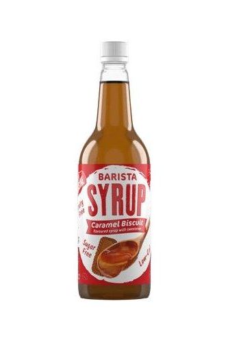 Fit Cuisine Caramel Biscuit Barista Syrup 1000 ml, sugar-free, low-calorie, ideal for healthy cooking.