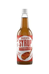 Fit Cuisine low-cal Barista syrup in Cinnamon Bun flavor, 1000 ml bottle, sugar-free and perfect for healthy cooking.