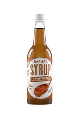 Fit Cuisine Low-Cal Barista Syrup Gingerbread flavor in a 1000 ml bottle, sugar-free and perfect for healthy drinks.