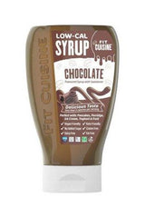 Fit Cuisine Low-Cal Chocolate Syrup, 425 ml, vegan, no added sugar, fat-free, perfect for healthy desserts.