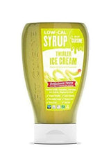 Fit Cuisine Low-Cal Syrup for Twirler Ice Cream, vegan, gluten-free, and low-calorie sweetener option.