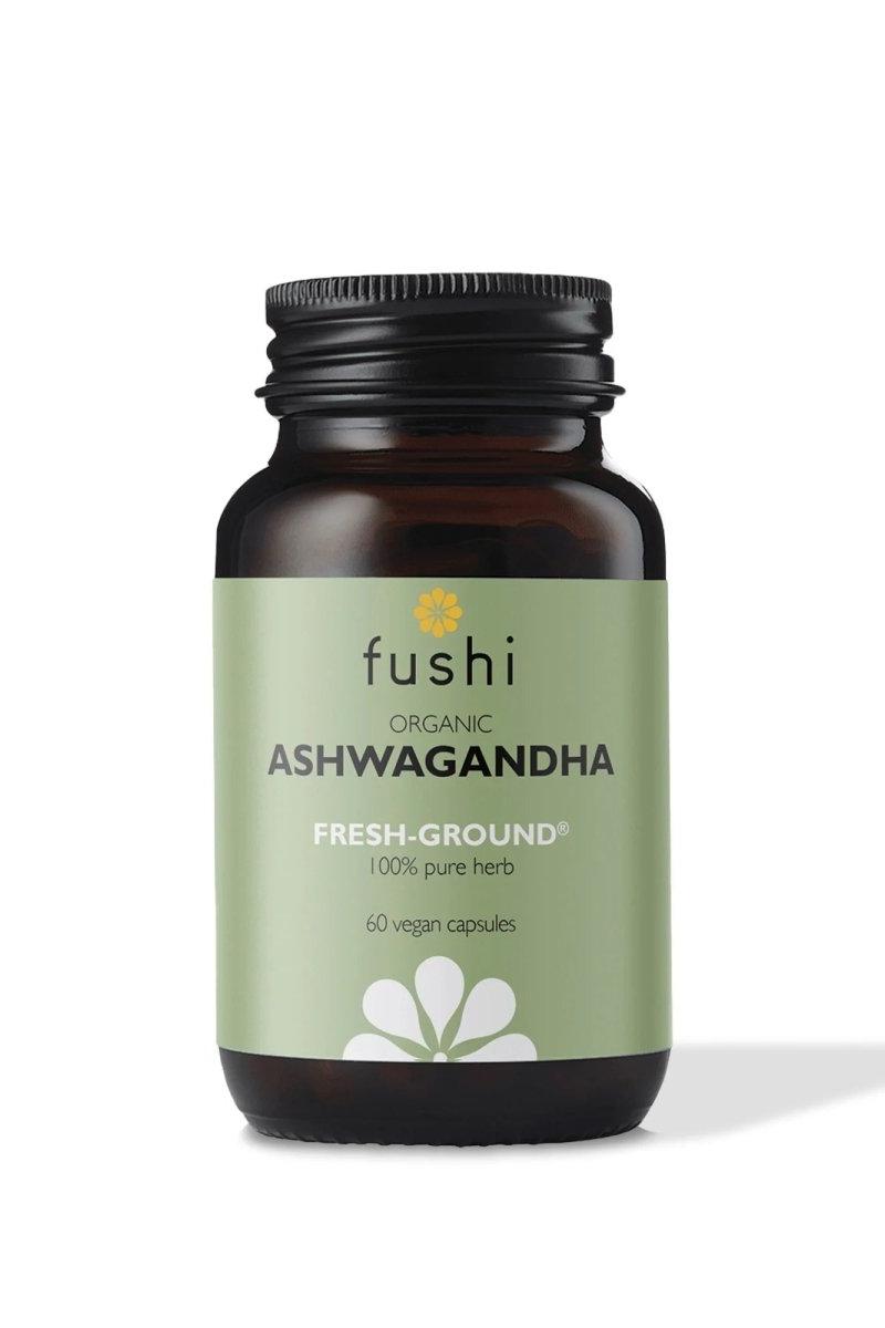 Fushi Organic Ashwagandha - 60 vegan capsules for enhanced wellness and stress support