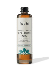 Fushi Really Good Cellulite Oil 100 ml bottle for smoother skin and improved circulation with natural ingredients.