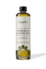 Fushi Really Good Muscle & Joints Oil in a 100ml bottle for soothing muscle and joint relief.
