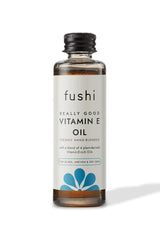 Fushi Really Good Vitamin E Oil bottle, 50 ml, enriched with plant-based oils for skin nourishment and repair.