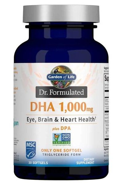 Garden of Life - Dr. Formulated DHA, 1000mg (Citrus) - 30 softgels - Nutri.se