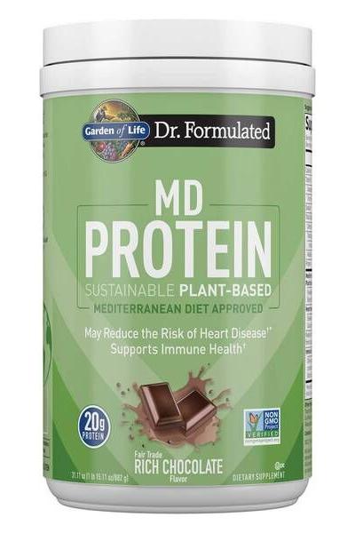 Garden of Life - Dr. Formulated MD Protein Sustainable Plant-Based Powder, Rich Chocolate - 882g - Nutri.se