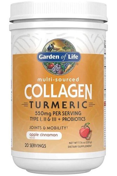 Garden of Life - Multi-Sourced Collagen Turmeric, Apple Cinnamon - 220g - Nutri.se