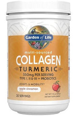 Garden of Life - Multi-Sourced Collagen Turmeric, Apple Cinnamon - 220g - Nutri.se