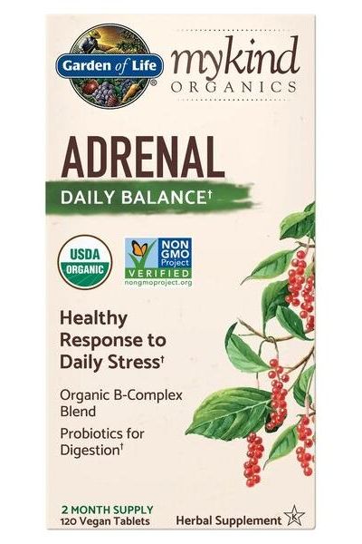 Garden of Life - Mykind Organics Adrenal Daily Balance - 120 vegan tabs - Nutri.se