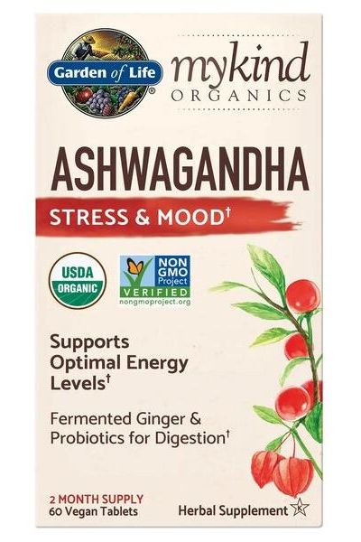Garden of Life - Mykind Organics Ashwagandha - 60 vegan tabs - Nutri.se