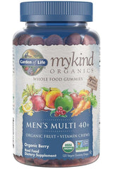Garden of Life - Mykind Organics Men's Multi 40+ Gummies, Organic Berry - 120 vegan gummy drops - Nutri.se