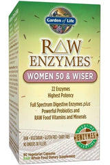 Garden of Life - RAW Enzymes Women 50 & Wiser - 90 vcaps - Nutri.se