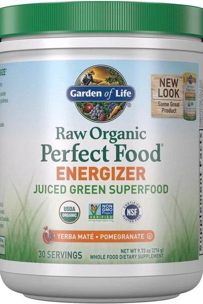 Garden of Life - Raw Organic Perfect Food Energizer, Yerba Mate & Pomegranate - 276g - Nutri.se
