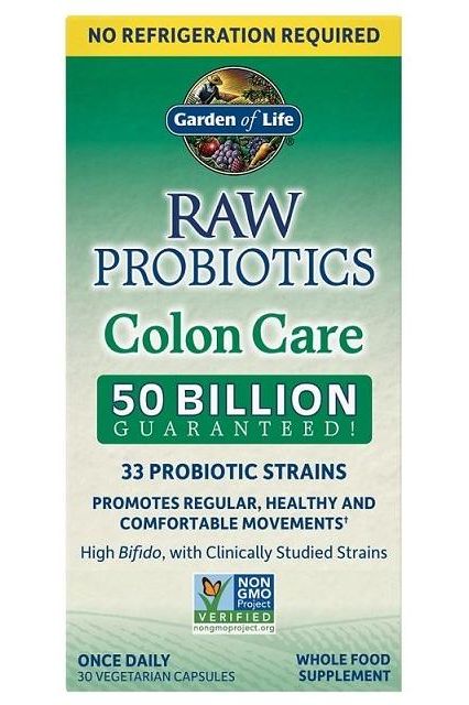 Garden of Life - Raw Probiotics Colon Care (Shelf-Stable) - 30 vcaps - Nutri.se