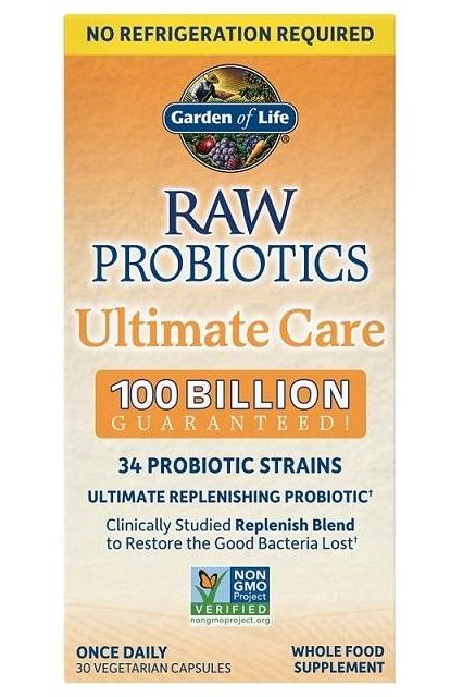 Garden of Life - Raw Probiotics Ultimate Care (Shelf-Stable) - 30 vcaps - Nutri.se
