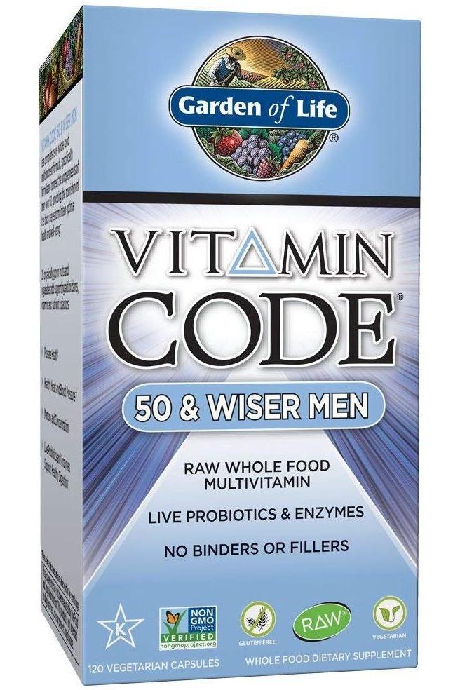 Garden of Life - Vitamin Code 50 & Wiser Men - Nutri.se