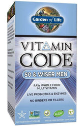 Garden of Life - Vitamin Code 50 & Wiser Men - Nutri.se