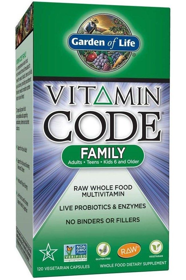 Garden of Life - Vitamin Code Family - 120 vcaps - Nutri.se