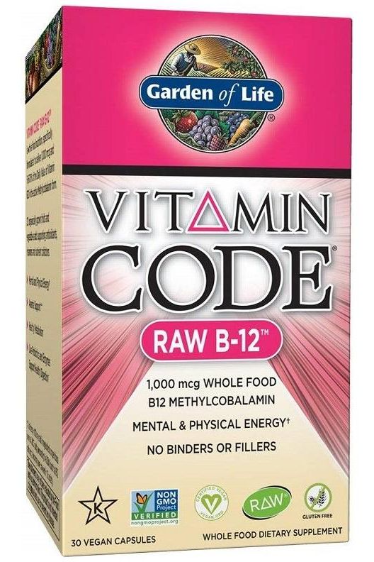 Garden of Life - Vitamin Code RAW B-12 - 30 vcaps - Nutri.se