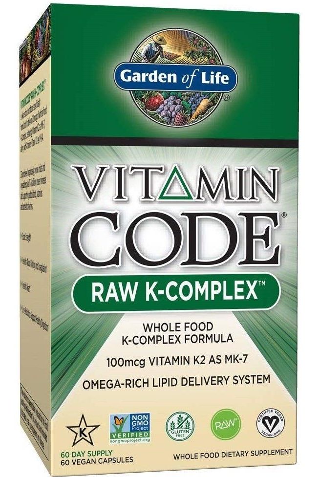 Garden of Life - Vitamin Code RAW K-Complex - 60 vcaps - Nutri.se