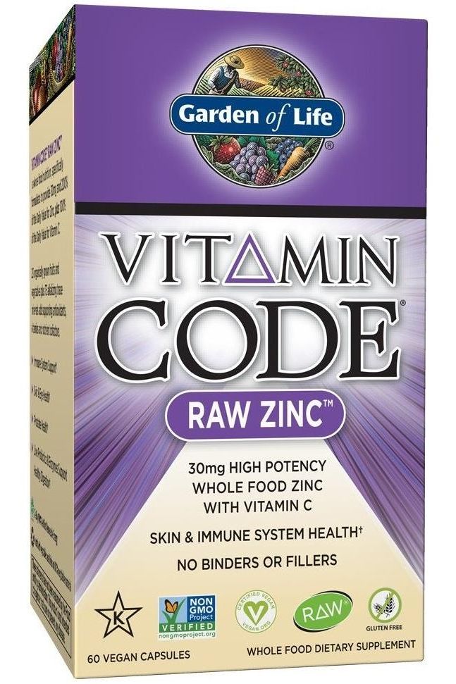 Garden of Life - Vitamin Code RAW Zinc - 60 vcaps - Nutri.se