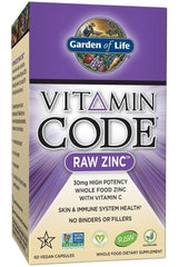 Garden of Life - Vitamin Code RAW Zinc - 60 vcaps - Nutri.se