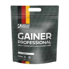 German Forge Gainer Professional weight gainer with long chained carbs, 2000g, vanilla flavor, packaged.