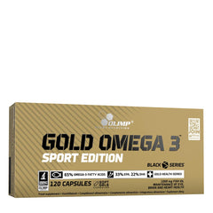 Gold Omega 3 Sport Edition baksida näringsfakta