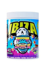 Gorillalpha Ibiza Juice Ultimate Energy Vol 1 energy supplement container with 40 servings.