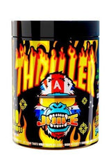 Gorillalpha Thriller Pre-Workout Juice container, featuring vibrant design and energy-boosting benefits for intense workouts.