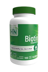 Health Thru Nutrition - Biotin, 10000mcg - 100 vcaps - Nutri.se