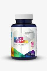 Hepatica Multivitamin Complex bottle with 90 capsules, supports immunity and overall health.