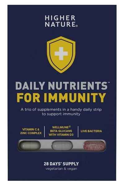 Higher Nature - Daily Nutrients for Immunity - 28 days' supply (caps & tabs)