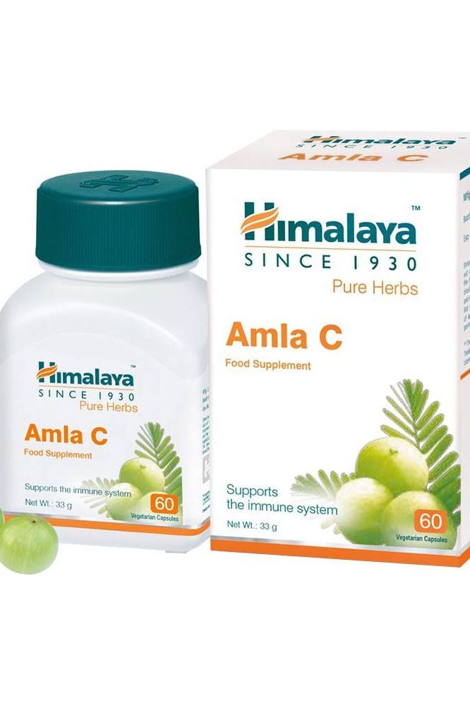 Himalaya Amla C food supplement with 60 capsules supporting immune system health