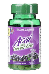 Holland & Barrett - Acai with Green Tea 1500mg - 120 tablets - Nutri.se