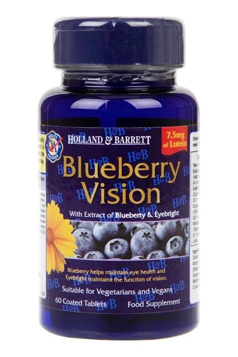 Holland & Barrett - Blueberry Vision - 60 tablets - Nutri.se