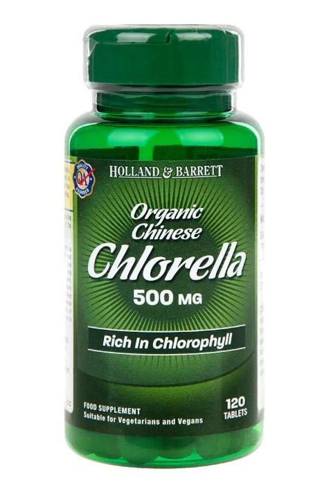 Holland & Barrett - Chinese Chlorella 500mg - 120 tablets - Nutri.se