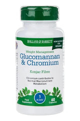 Holland & Barrett - Glucomannan & Chromium - 60 caps - Nutri.se