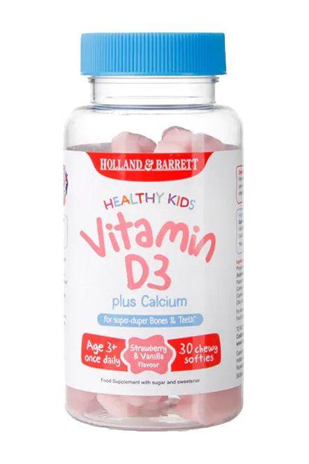 Holland & Barrett - Healthy Kids Vitamin D3 - 30 chewy softies - Nutri.se