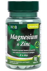 Magnesium & Zink – 90 tabletter framsida