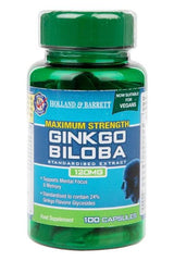 Holland & Barrett - Maximum Strength Ginkgo Biloba 120mg - 100 caps - Nutri.se