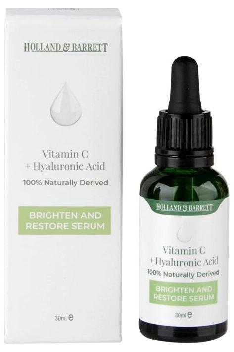 Holland & Barrett - Vitamin C + Hyaluronic Acid Serum - 30 ml. - Nutri.se