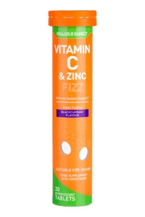 Holland & Barrett - Vitamin C & Zinc Effervescent - Nutri.se