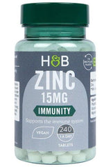 Holland & Barrett - Zinc 15mg - 240 tabs - Nutri.se