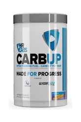 HR Labs Carb Up - Carb Up for War intra-training fuel in a sleek container, designed for energy and performance.