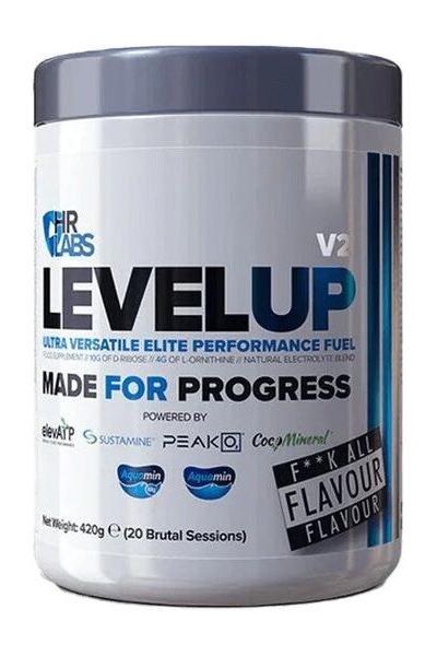HR Labs Level Up V2 Elite Performance Fuel container for enhanced training and recovery.