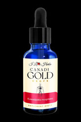 I Love Herbs Canadi Gold Drops bottle for heart health and circulation support.
