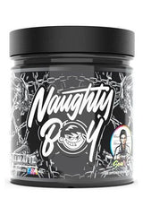 Naughty Boy Illmatic EAA supplement container showcasing Sour G flavor and product benefits.