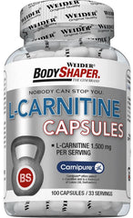 L-Carnitine Caps 500 mg baksida näringsfakta